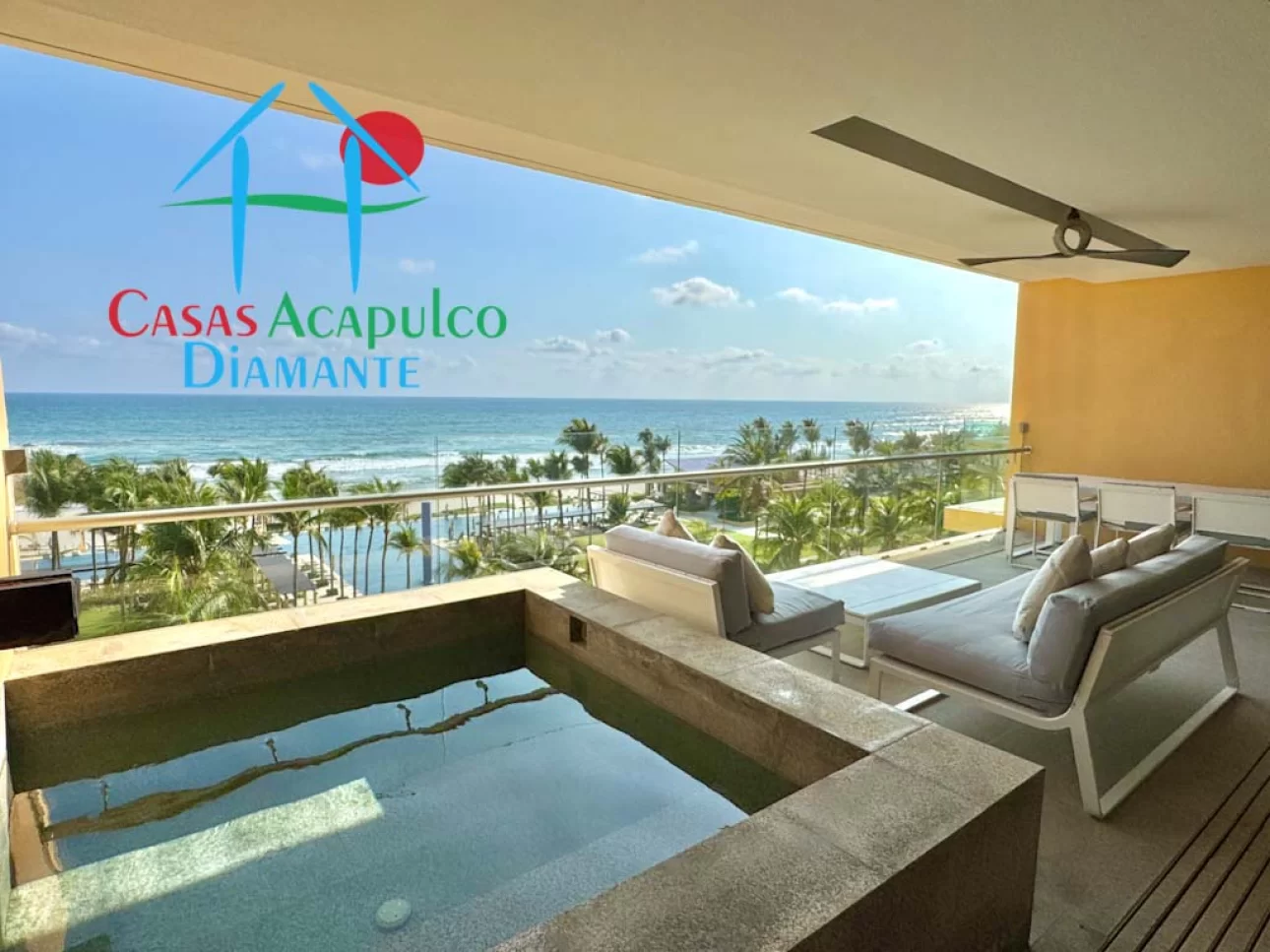 Depa de playa, terraza con vista al mar y jacuzzi privado — foto 8