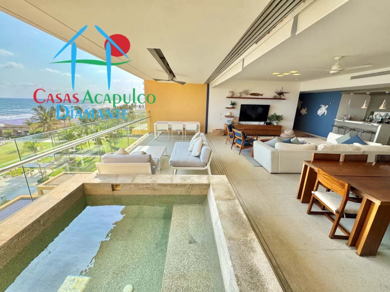 Depa de playa, terraza con vista al mar y jacuzzi privado — foto 11