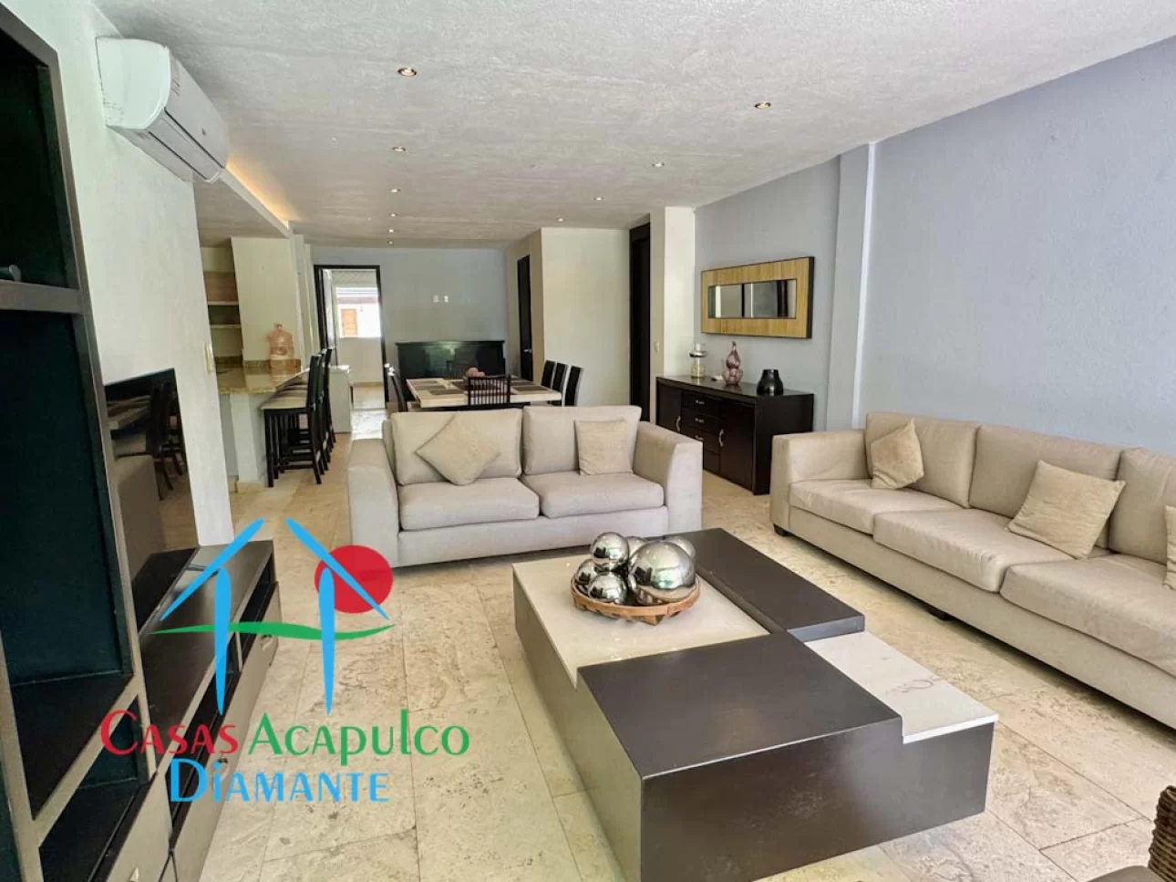 Depa con 4 recámaras y terraza con vista al campo de golf - 2