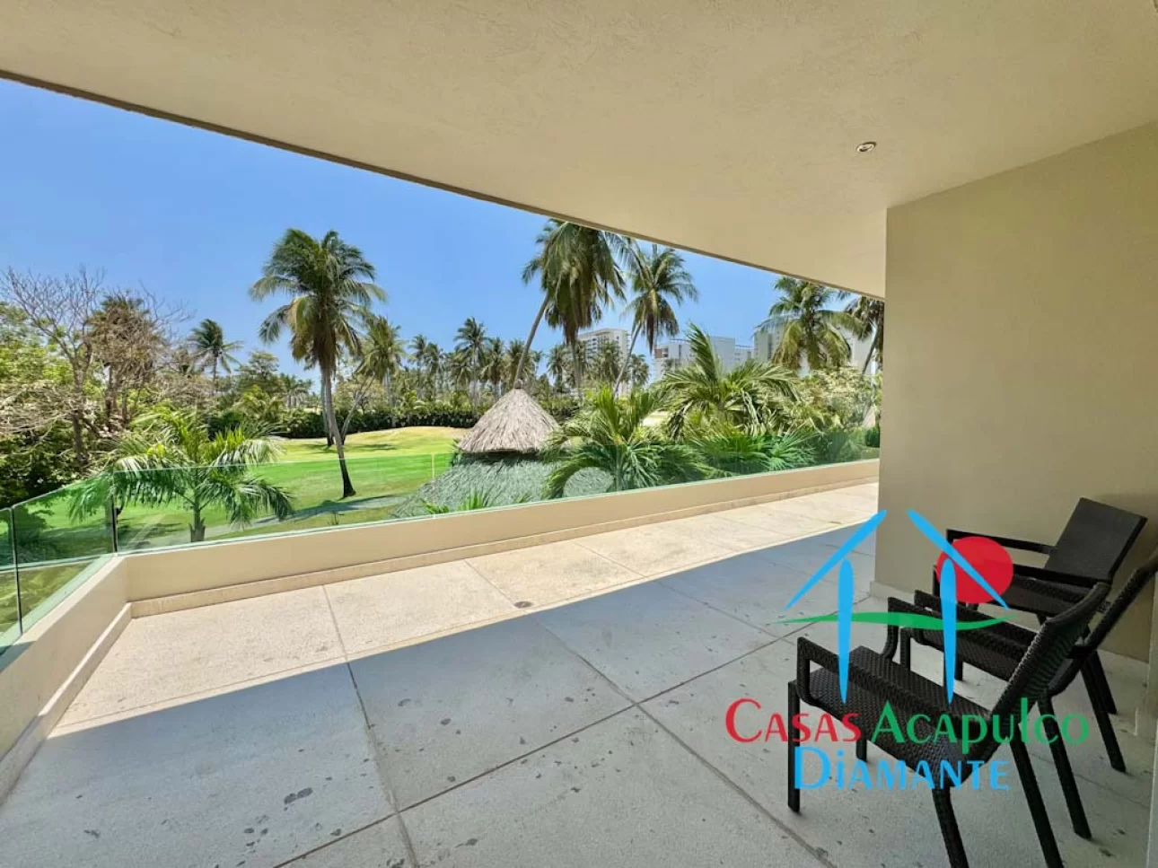 Depa en Playa Diamante con terraza y vista al campo de golf - 8