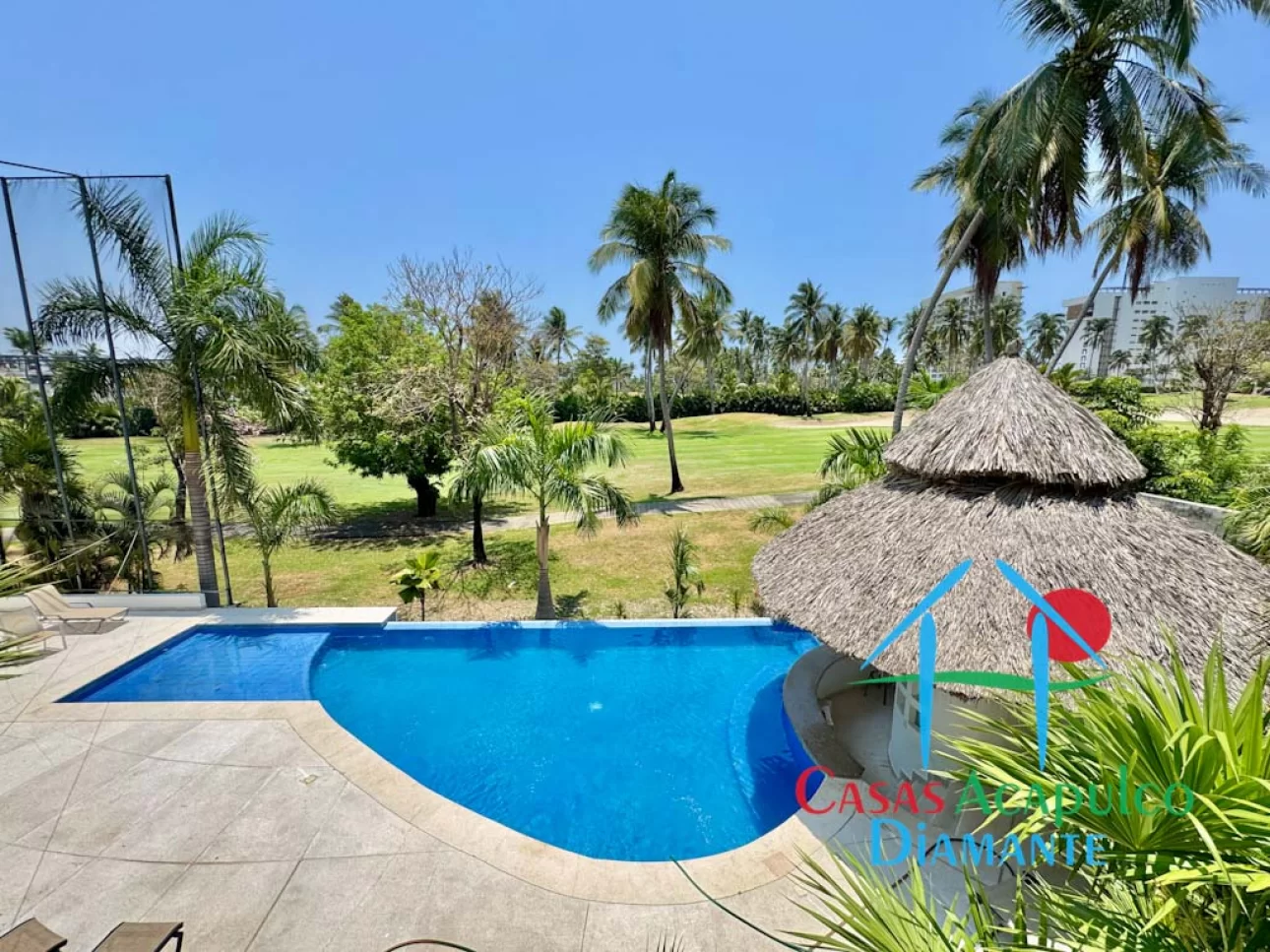 Depa en Playa Diamante con terraza y vista al campo de golf - 10
