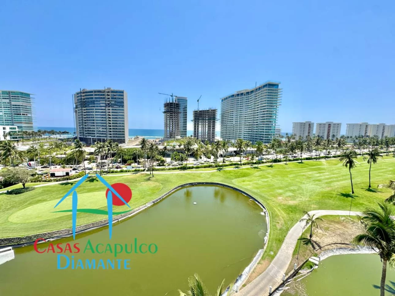 3 recámaras con vista al campo de golf y parcialmente al mar — foto 7