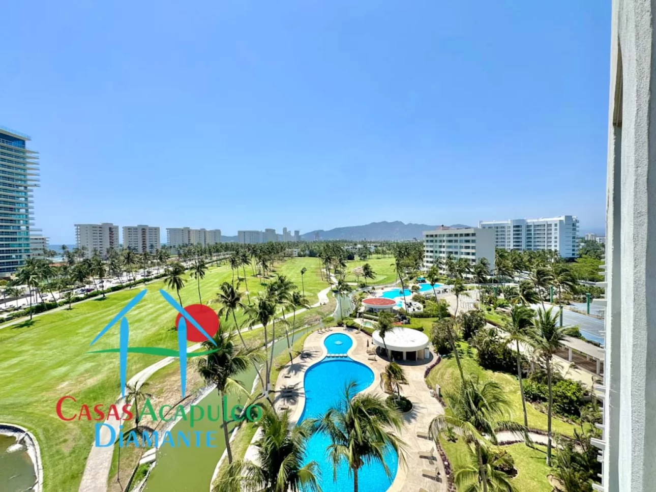 3 recámaras con vista al campo de golf y parcialmente al mar — foto 8