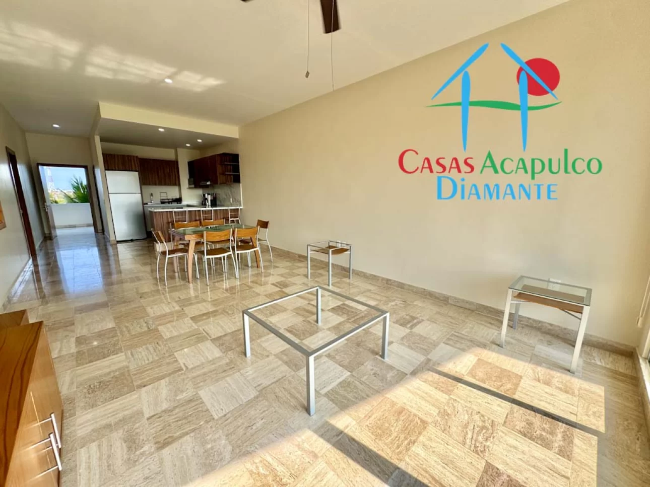 Depa con 2 recámaras y terraza con vista al campo de golf — foto 2