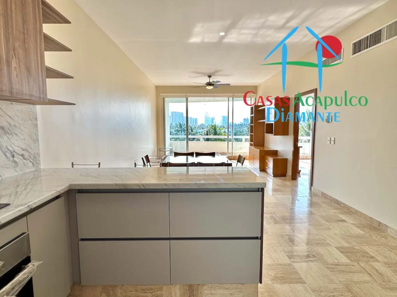 Depa con 2 recámaras y terraza con vista al campo de golf — foto 10