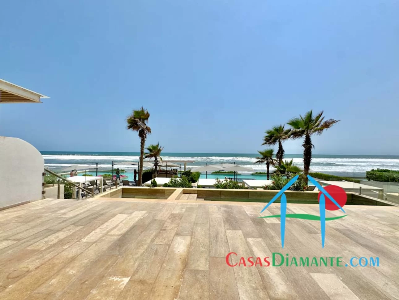 GH de playa con terraza, alberca, jacuzzi y vista al mar — foto 9