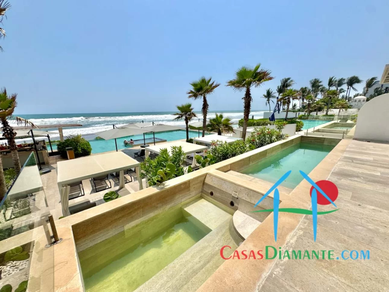 GH de playa con terraza, alberca, jacuzzi y vista al mar — foto 13