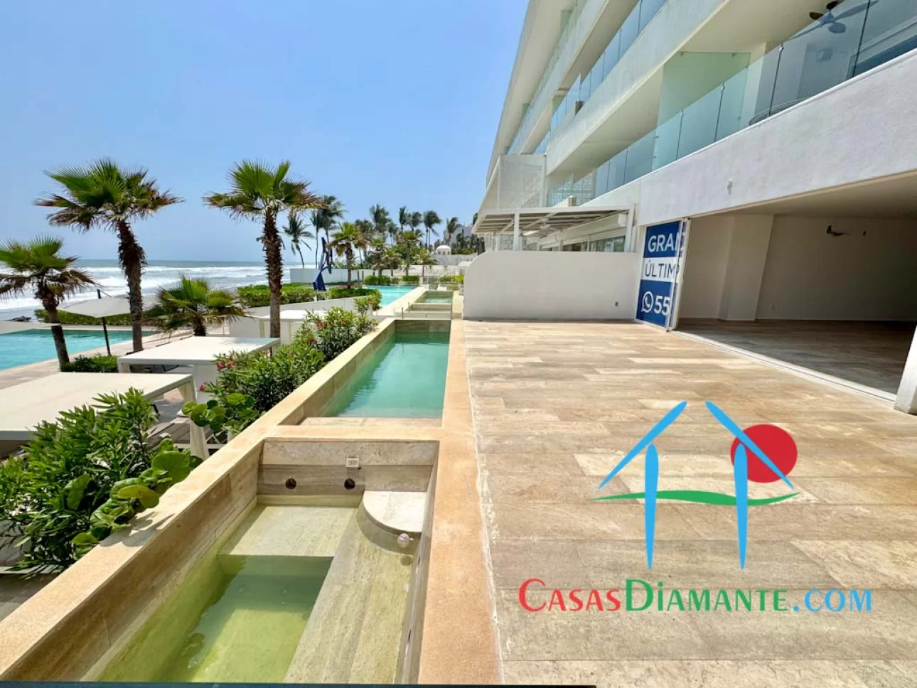 GH de playa con terraza, alberca, jacuzzi y vista al mar — foto 12