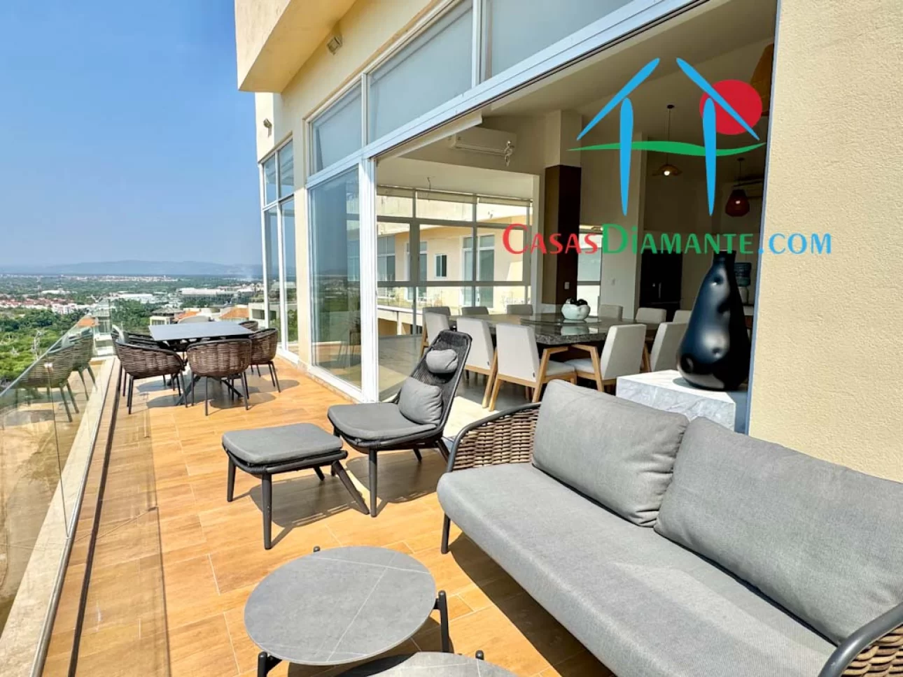 Roof garden, alberca y jacuzzi privados con vista al mar — foto 9