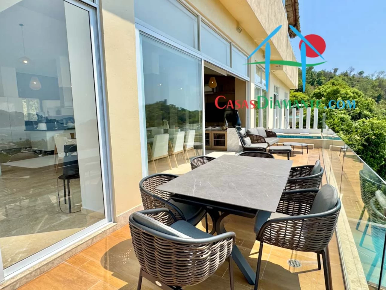 Roof garden, alberca y jacuzzi privados con vista al mar — foto 8