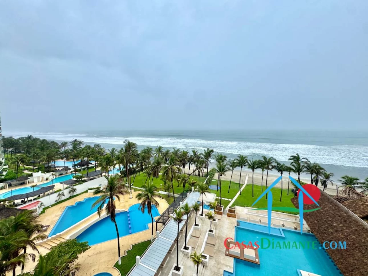Departamento de playa con terraza, vista al mar, 4 recámaras — foto 8