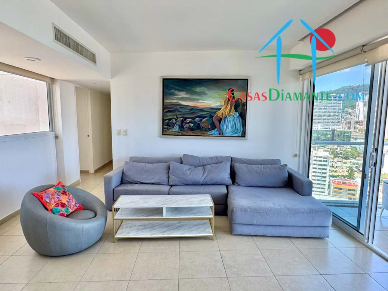 Departamento con 3 recámaras y terraza con vista al mar — foto 8