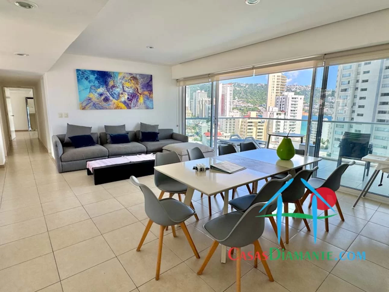Depa con 3 recámaras y terraza con vista parcial al mar — foto 2