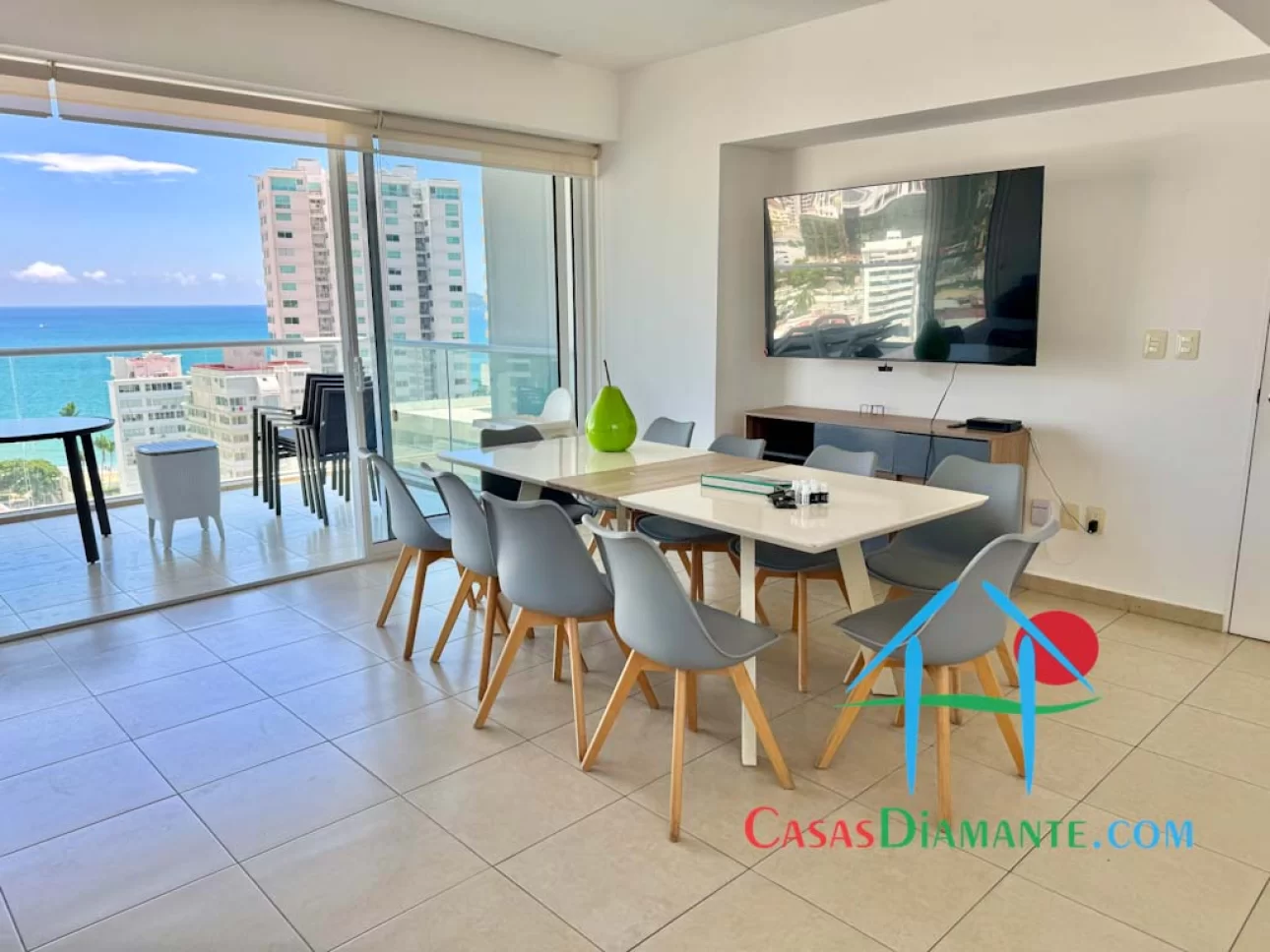 Depa con 3 recámaras y terraza con vista parcial al mar — foto 3