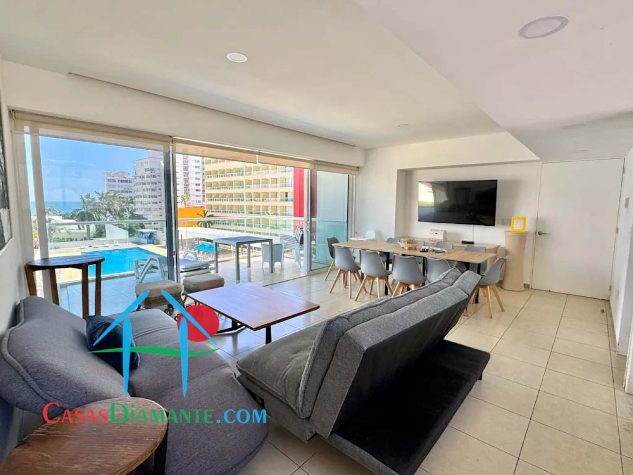 Depa con 3 recámaras y terraza con vista a las áreas comunes — foto 3