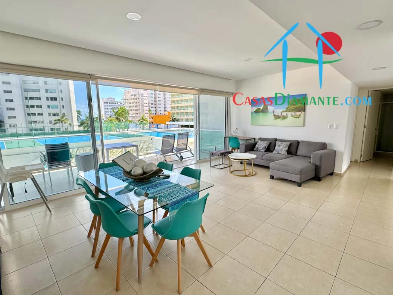 Depa con 2 recámaras y terraza con vista a las áreas comunes — foto 3
