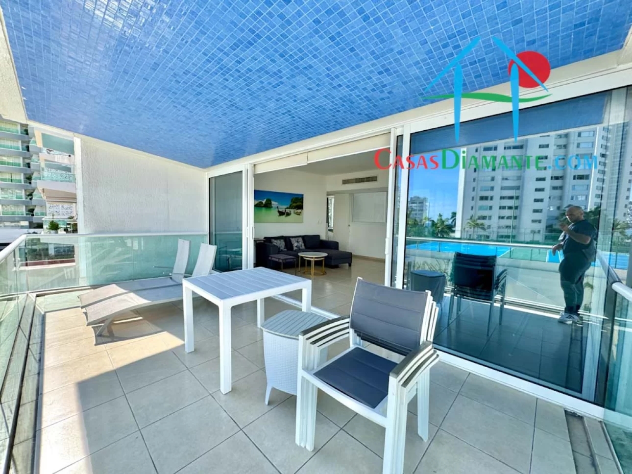 Depa con 2 recámaras y terraza con vista a las áreas comunes — foto 12
