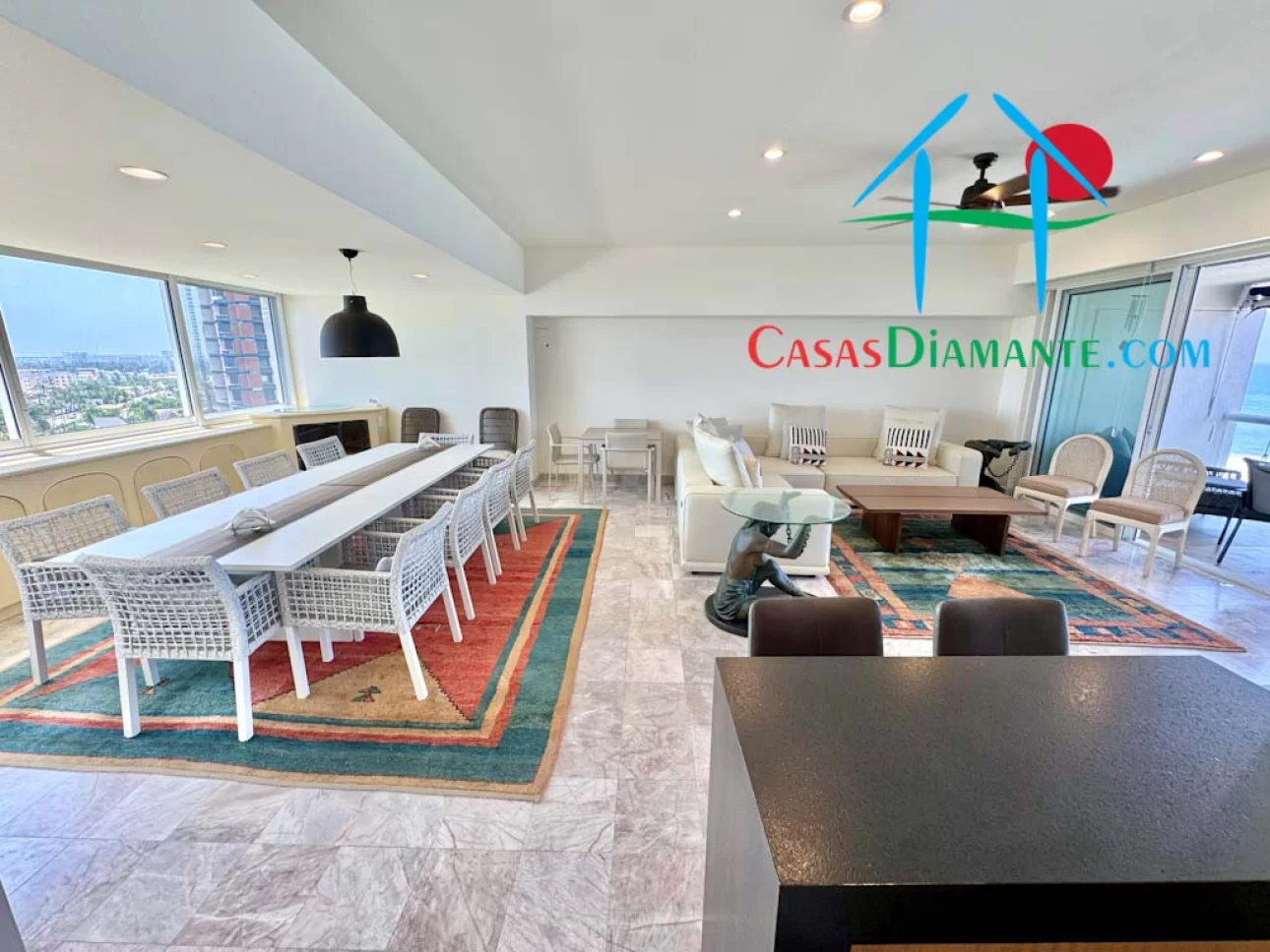 Departamento a pie de playa con 4 recámaras y vista al mar — foto 4
