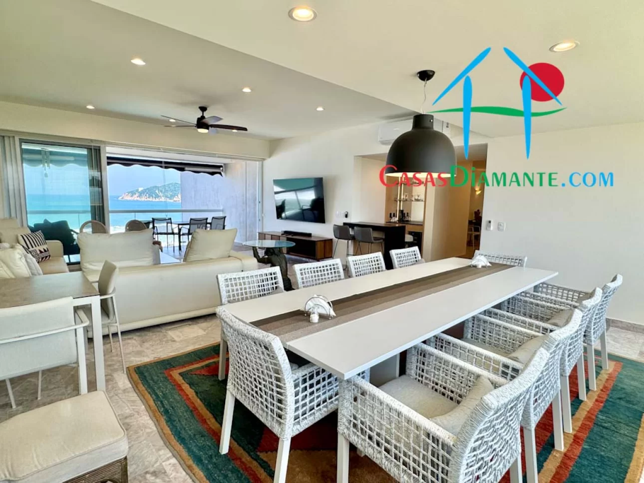 Departamento a pie de playa con 4 recámaras y vista al mar — foto 6