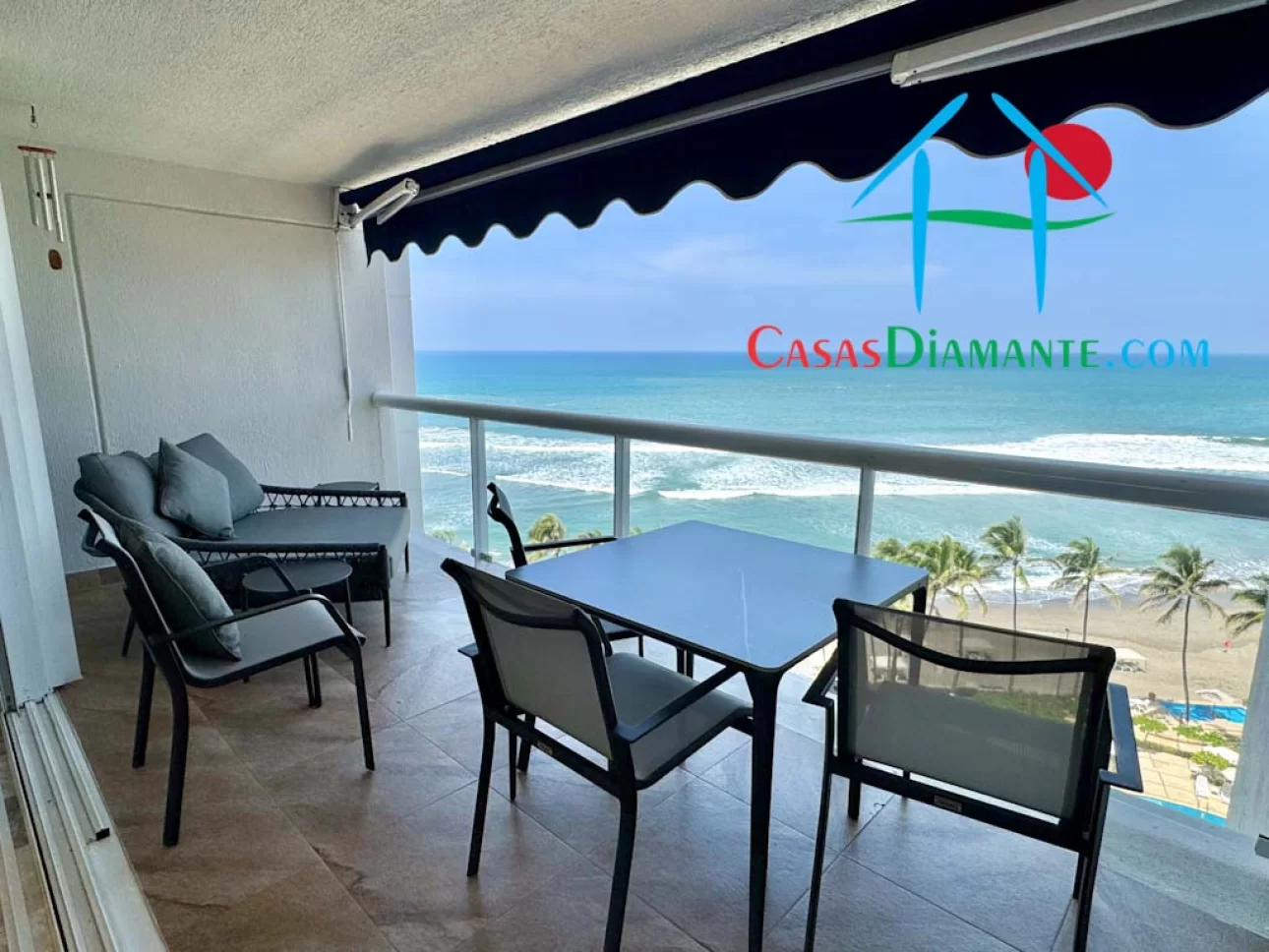 Departamento a pie de playa con 4 recámaras y vista al mar — foto 14