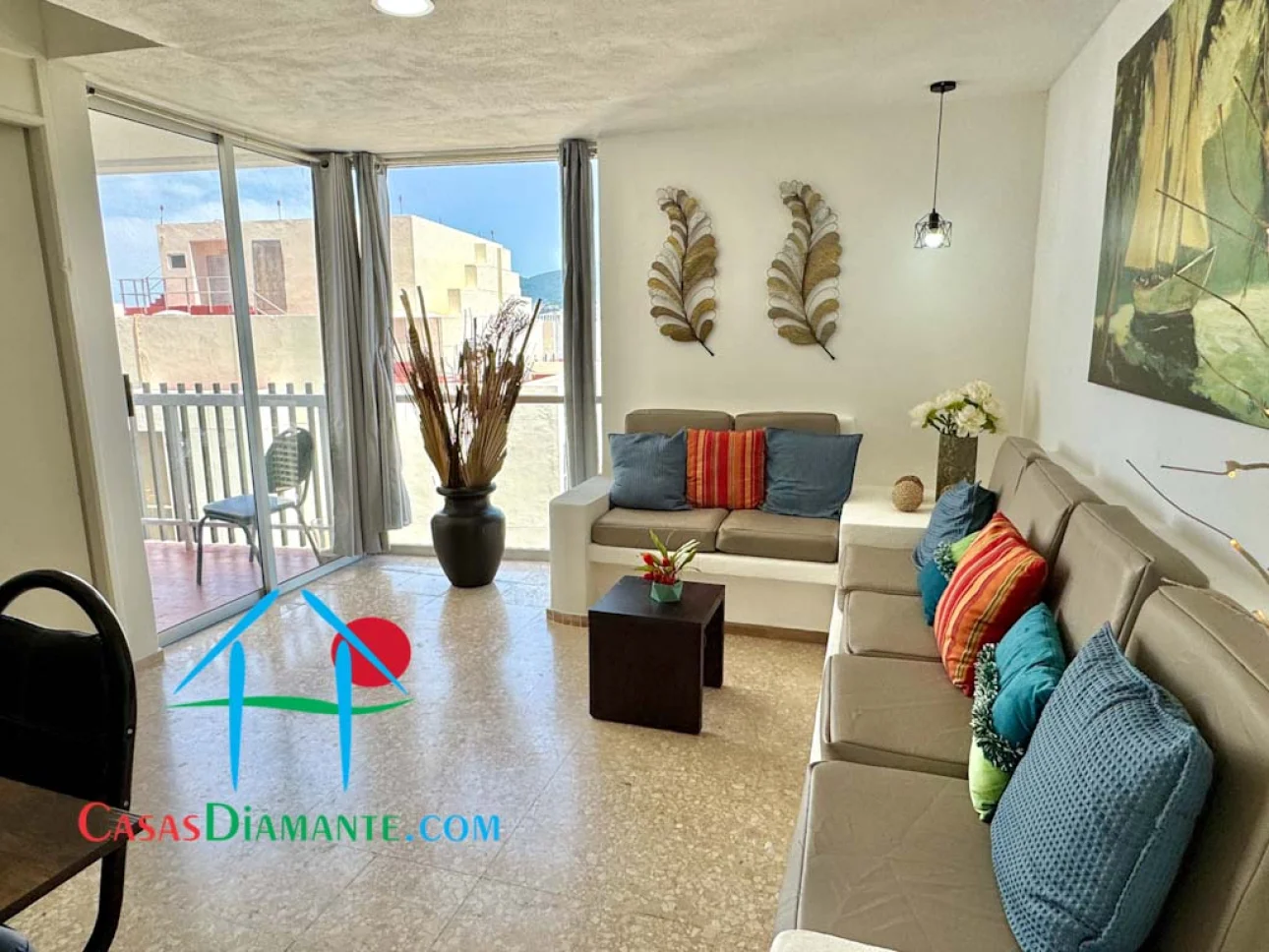 Departamento de playa con terraza y vista al mar — foto 9