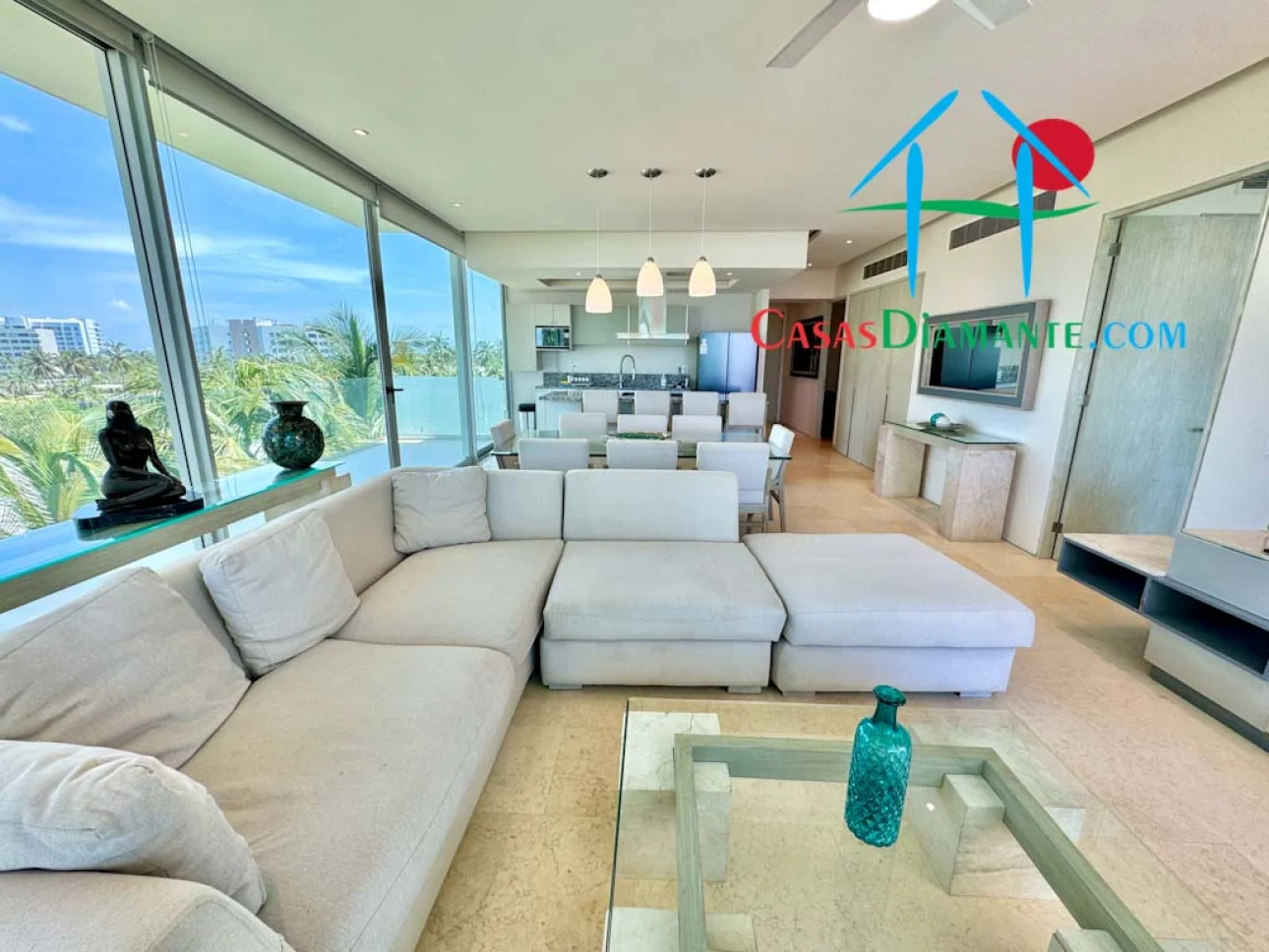 De playa con terraza doble. Vista parcial Al Mar - 4
