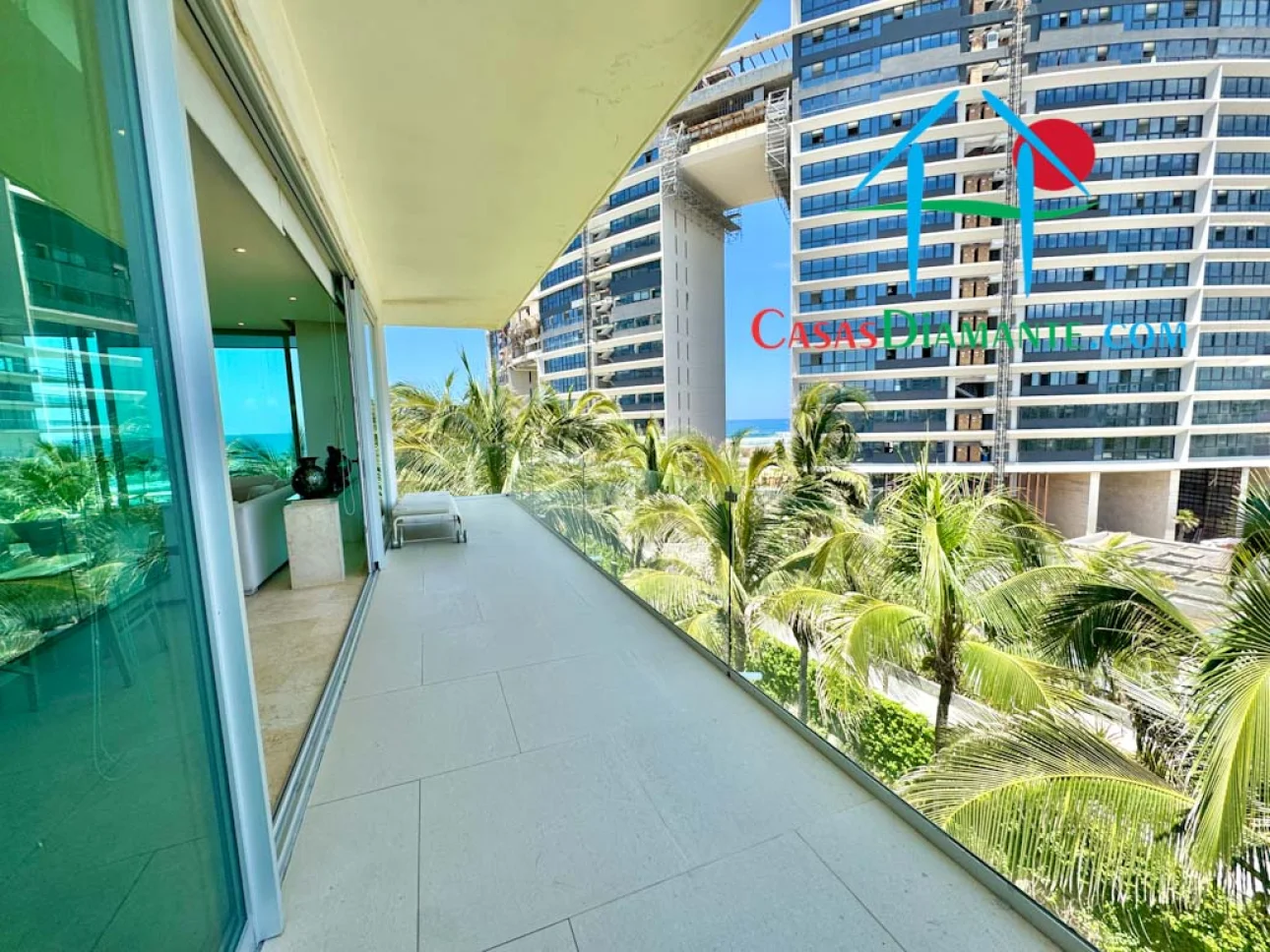 De playa con terraza doble. Vista parcial Al Mar - 14