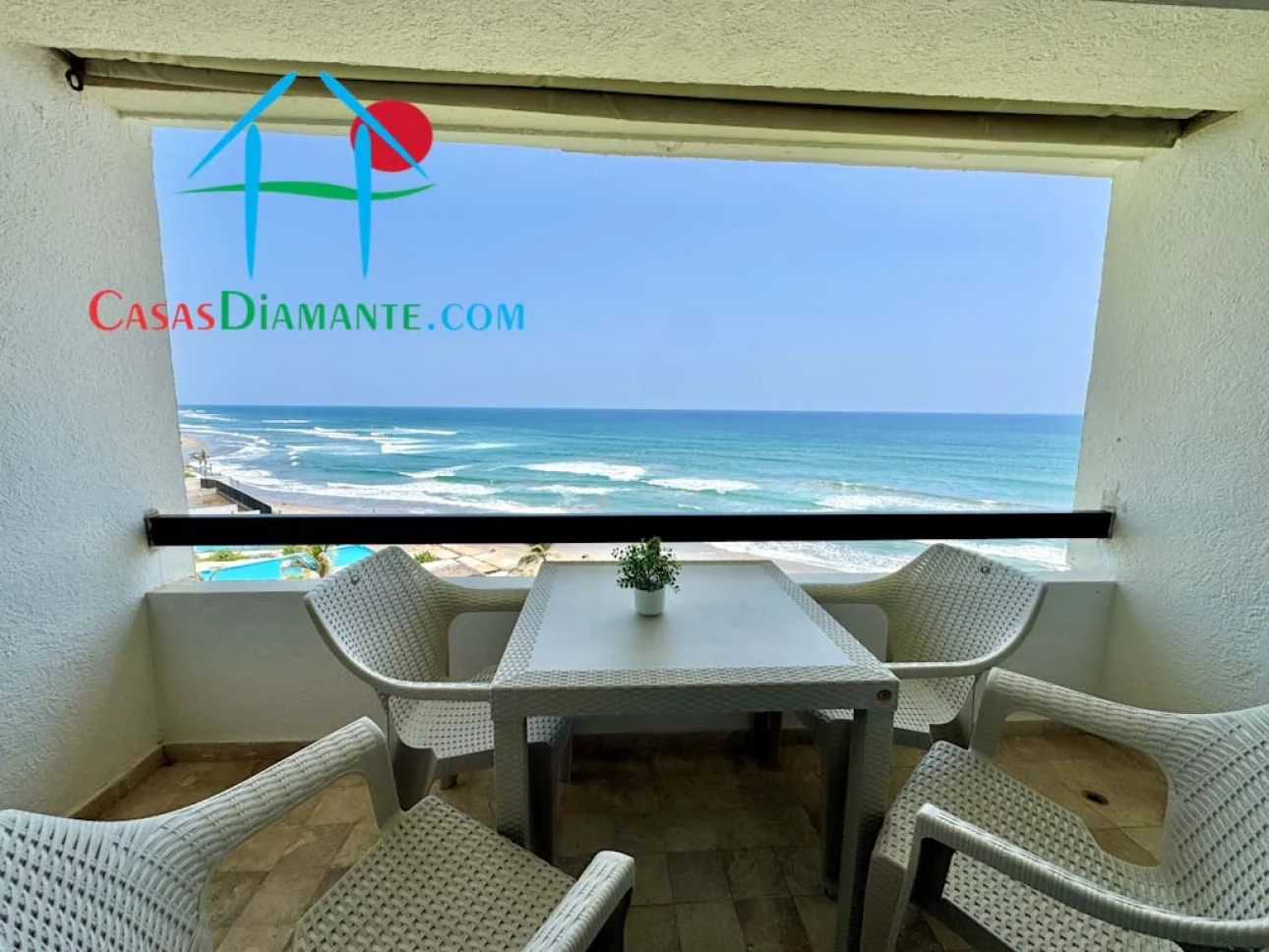 Departamento a pie de playa con terraza y vista al mar — foto 11