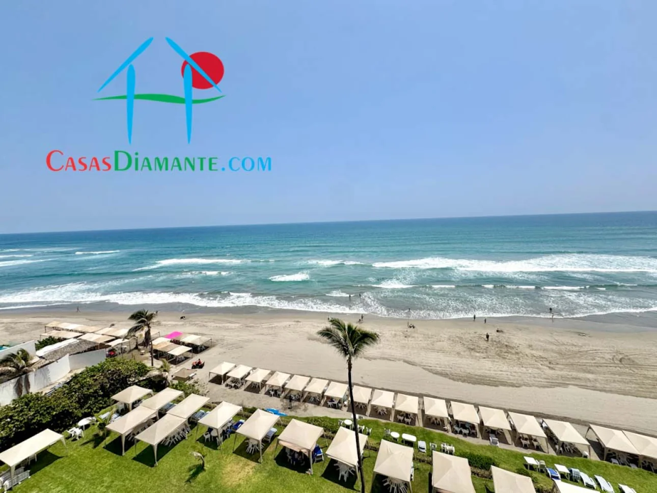 Departamento a pie de playa con terraza y vista al mar — foto 15