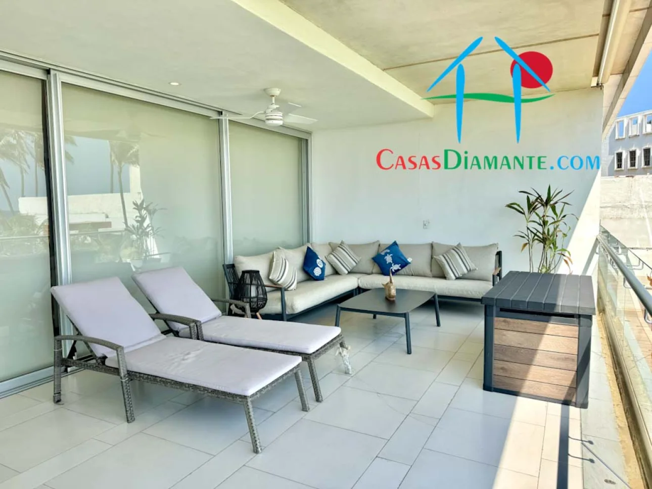 Departamento en Costa Real con terraza y vista al mar — foto 12