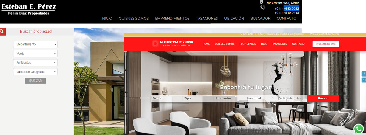pagina web para inmobiliarias